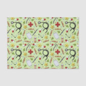 医学をテーマにした 薄葉紙 (正面)