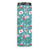 医学アイコンパターン タンブラー (裏面)