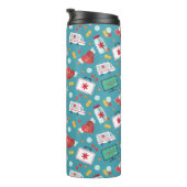 医学アイコンパターン タンブラー (回転右)