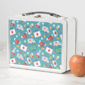 医学アイコンパターン メタルランチボックス (インサイチュ)