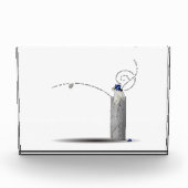 医学ホワイトコートの医師の夜間勤務 フォトブロック (正面)