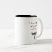 医学ユーモア ツートーンマグカップ (正面右)