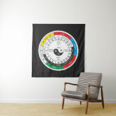 医学伝統的の体クロックMAGビバラ タペストリー (インサイチュ)