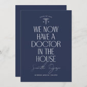 医学卒業招待のお知らせ セーブザデート (正面/裏面)