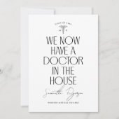 医学卒業招待状発表 セーブザデート (正面)