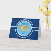 医学卒業祝い カード (黄色い花)