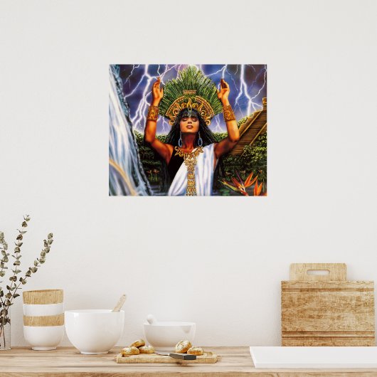 医学女性 ポスター (キッチン)