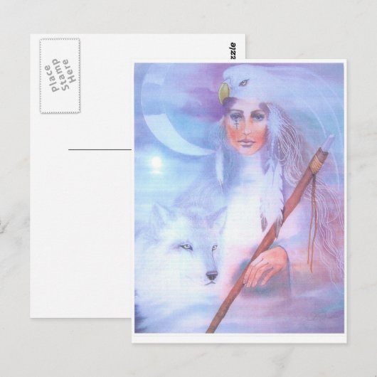 医学女性 ポストカード (正面/裏面)