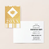 医学学位の大学院のカスタマイズ可能な年 箔カード (ディスプレー)