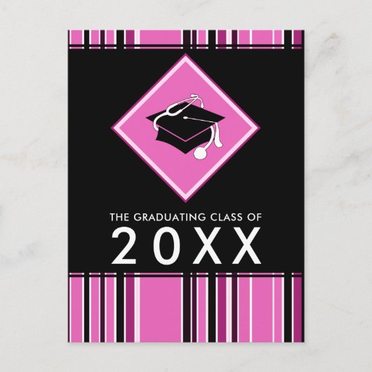 医学学位を取得した人 インビテーションポストカード (正面)