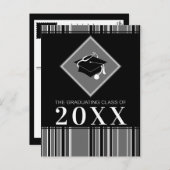 医学学位修了カスタマイズ年 案内ポストカード (正面/裏面)