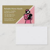 医学家庭の健康 名刺 (正面/裏面)