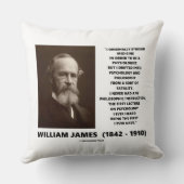 医学心理学の哲学ウィリアム・ジェームス引用文 クッション (裏面)