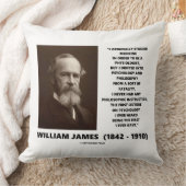 医学心理学の哲学ウィリアム・ジェームス引用文 クッション (ブランケット)