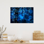 医学抽象芸術 ポスター (キッチン)