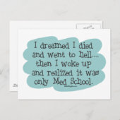 医学校か地獄か? ポストカード (正面/裏面)