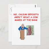 医学校のジョーク ポストカード (正面/裏面)