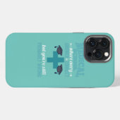 医学校医学生Med Education iPhoneケース (裏面横)