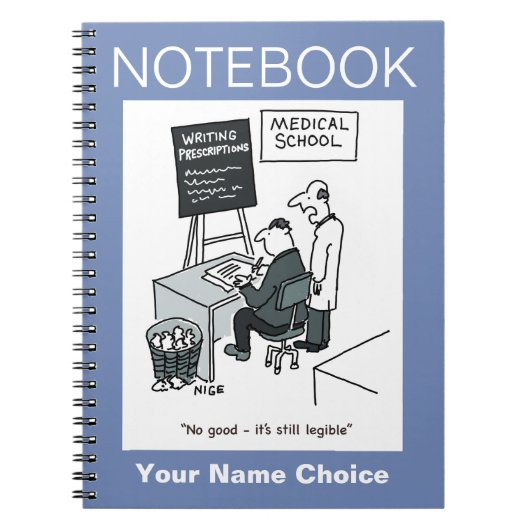 医学校医書師の処方箋 ノートブック (正面)