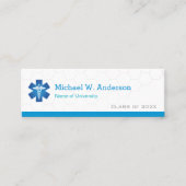 医学校卒園名刺入 スキニー名刺 (正面)