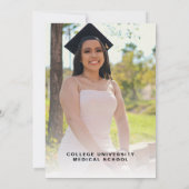 医学校卒業党招待状 招待状 (裏面)