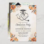 医学校卒業党招待状 招待状 (正面/裏面)