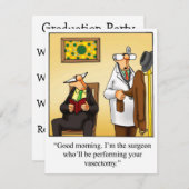 医学校卒業党招待状 招待状 (正面/裏面)