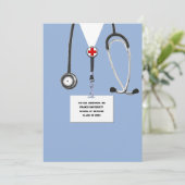 医学校卒業党招待状 招待状 (スタンド正面)