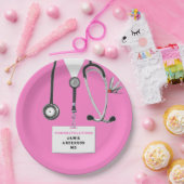 医学校卒業党紙プレート ペーパープレート (パーティー)