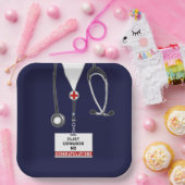 医学校卒業党紙プレート ペーパープレート (パーティー)