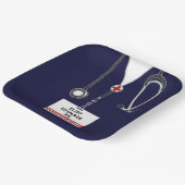 医学校卒業党紙プレート ペーパープレート (傾斜あり)