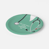 医学校卒業党紙プレート ペーパープレート (アングル)