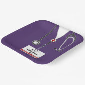 医学校卒業党紙プレート ペーパープレート (傾斜あり)