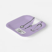 医学校卒業党紙プレート ペーパープレート (傾斜あり)