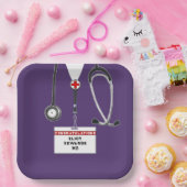 医学校卒業党紙プレート ペーパープレート (パーティー)