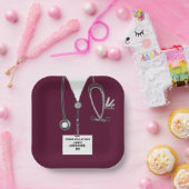 医学校卒業党紙プレート ペーパープレート (パーティー)