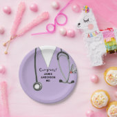 医学校卒業党紙プレート ペーパープレート (パーティー)