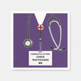 医学校卒業党 スタンダードカクテルナプキン