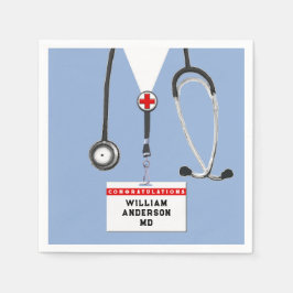 医学校卒業党 スタンダードカクテルナプキン