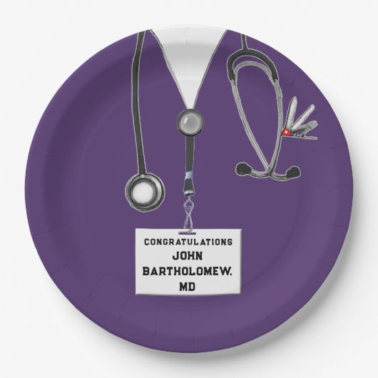 医学校卒業党 ペーパープレート (正面)