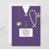 医学校卒業党 招待状 (正面)