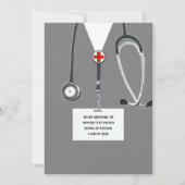 医学校卒業党 招待状 (正面)