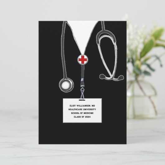 医学校卒業党 招待状 (スタンド正面)