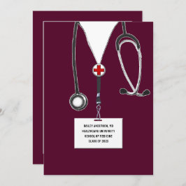 医学校卒業党 招待状