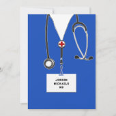 医学校卒業党 招待状 (正面)