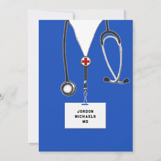 医学校卒業党 招待状 (正面)