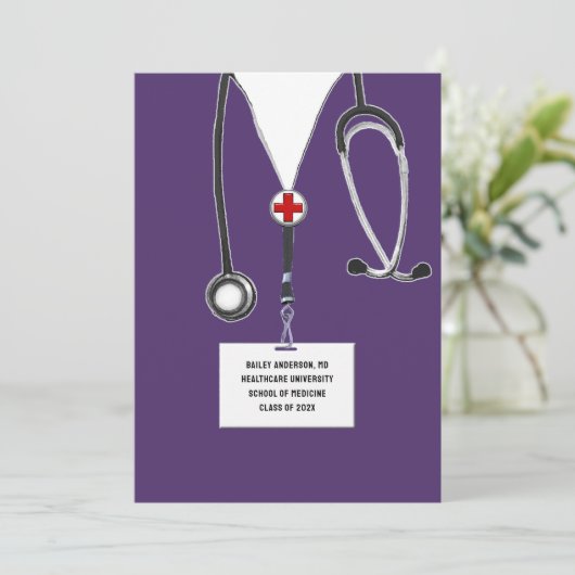 医学校卒業党 招待状 (スタンド正面)