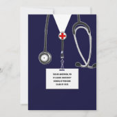 医学校卒業党 招待状 (正面)