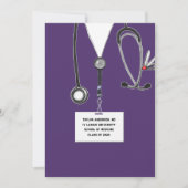 医学校卒業党 招待状 (正面)