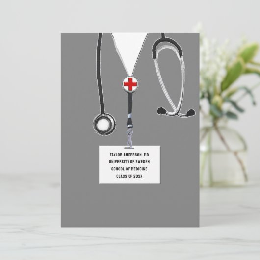 医学校卒業党 招待状 (スタンド正面)